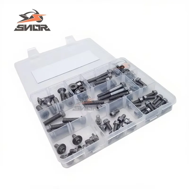 Snor Motorcycle Bodywork Fasteners Bolts Nuts 12 Specs 70 Screws for KTM SX SXF XC XCF XCW EXC EXCF