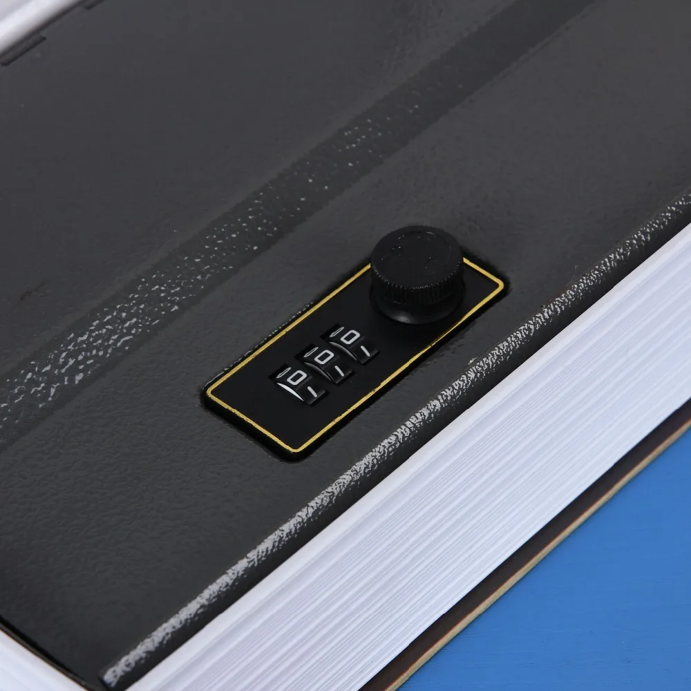 SizeS 10Color Hidden Safe Deposit Box Strong Steel Simulation Book Private Security Key Lock New Fashion Coin Card Money Storage