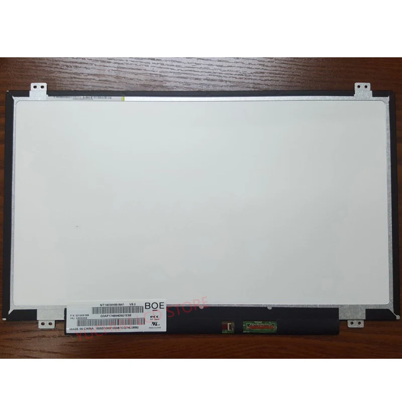 Imagem -04 - Painel de Exibição de Tela Lcd para Laptop Nt140fhm-n41 Nt140fhm-n42 N140hge-eaa N140hge-eba N140hge-ea1 14.0 in Fhd 1920*1080