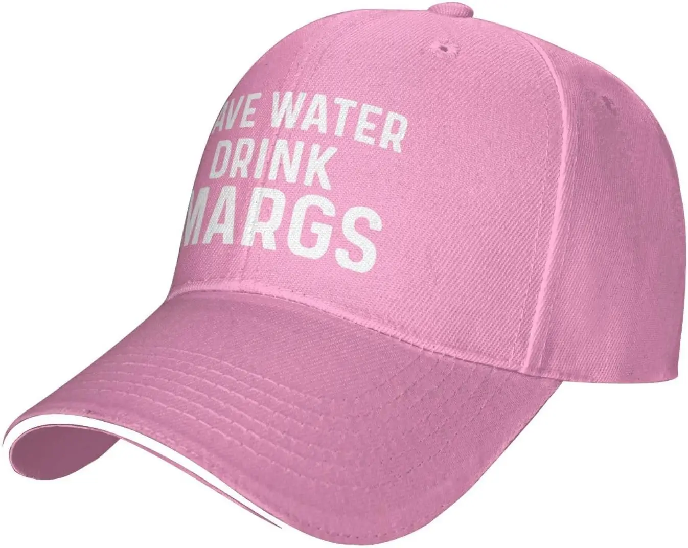 Funny Hat Save Water Drink Margs H at Women Baseball Cap with Design Caps