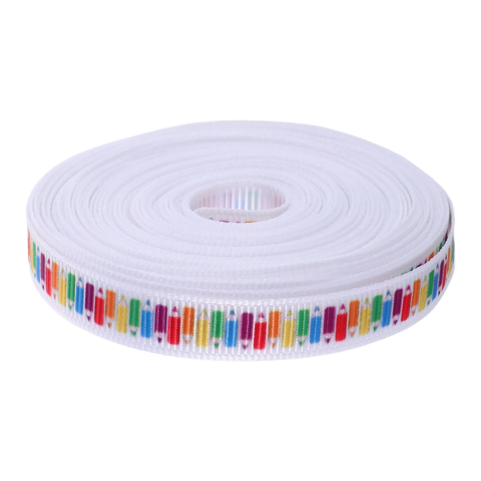 

Exclusive Back to School Ribbons Craft Decorative String Graduation Braided Wrapping Party Polyester Ribbon Wired Edge Ribbon