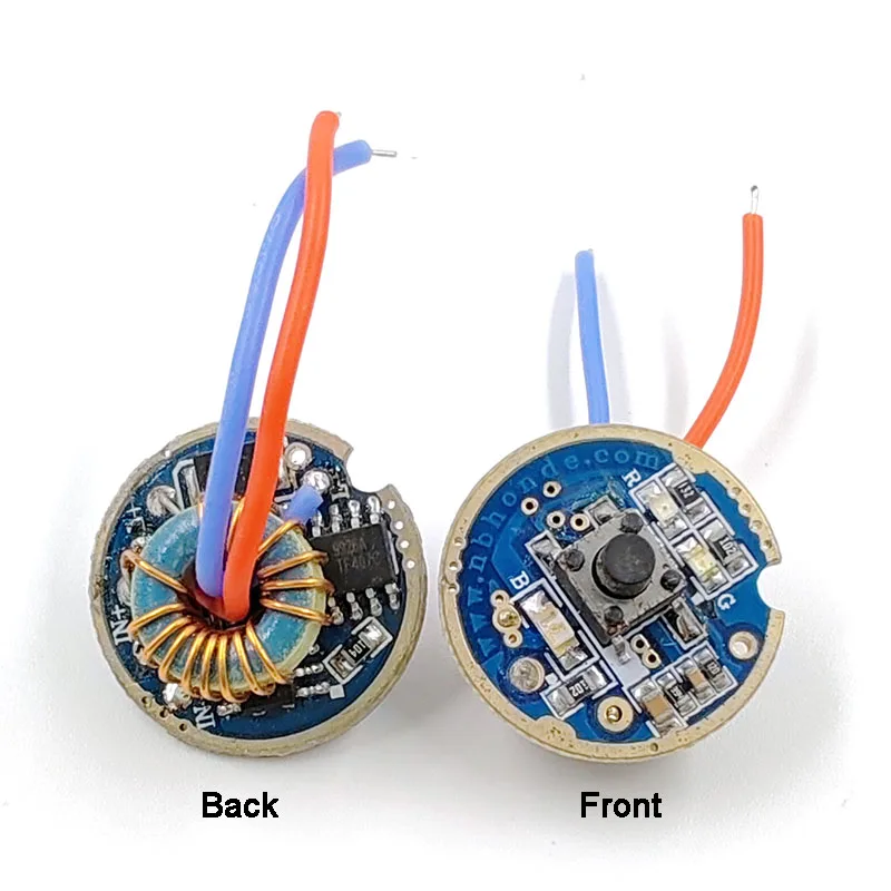 JYL8803 Bicycle T6 Light Driver Board PCB Work with 2PCS 18650 Battery 7.4V Power Supply Led Driving Board 22mm