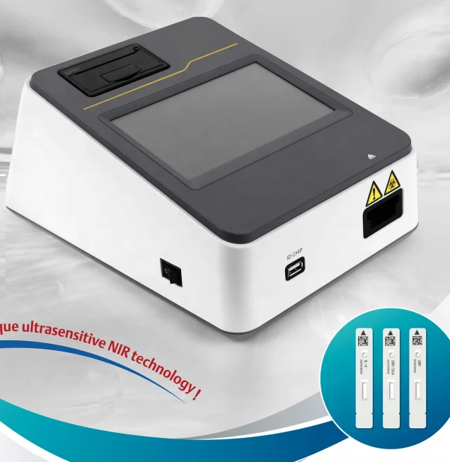 

Fluorescence immunoassay analyzer poct Quantitative Analyzer Finecare Wondful Factory price Spanish dry FIA POCT machine