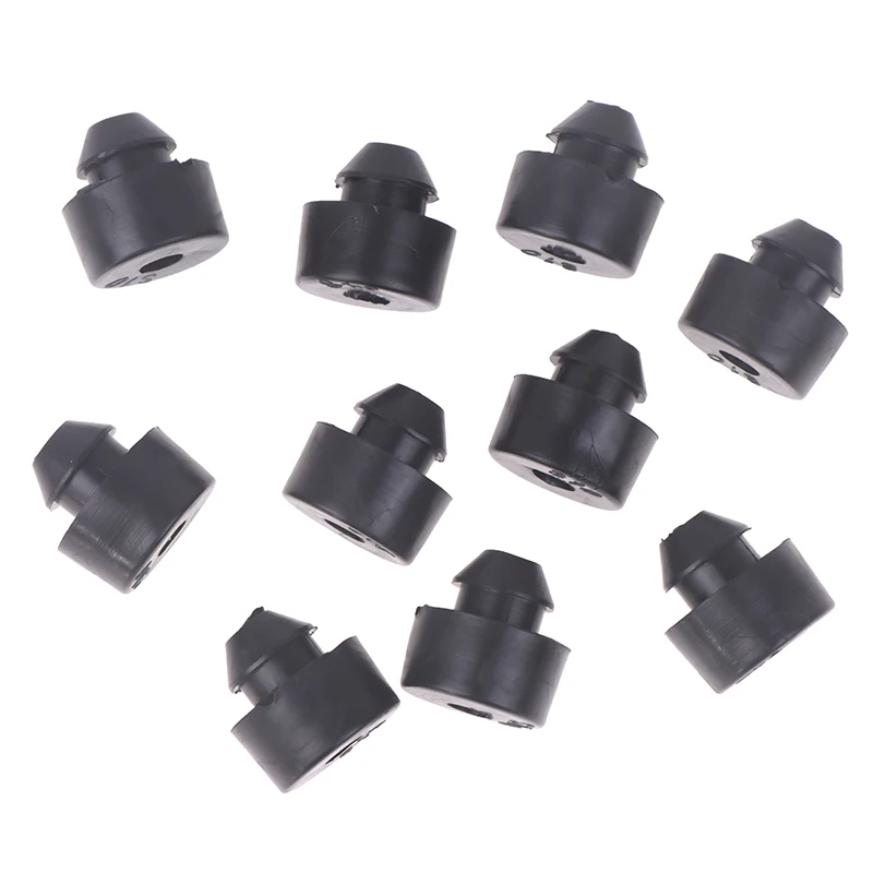 10 peças de borracha para motocicleta scooter cg125 gn125 en125 gs125 cb125 cbt125 suporte de assento vedação de amortecedor de borracha para peças anti-choque