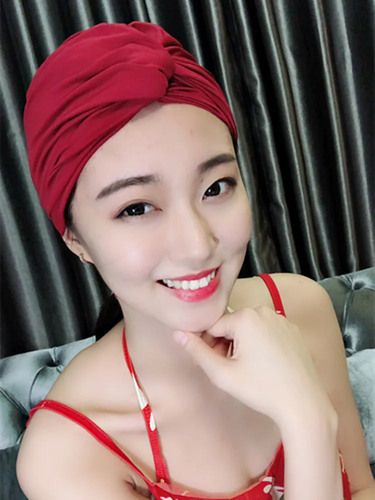 

Шапочка для плавания ручной работы для термальных источников, женская, для длинных волос, специальная, большого размера, 3D, очаровательная, разноцветная, для спорта и фитнеса, товары для фанатов