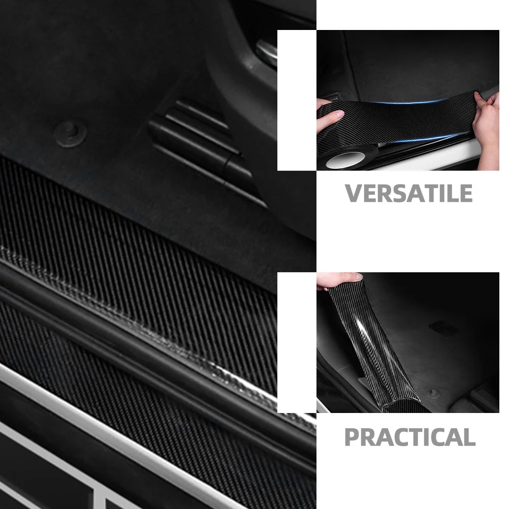 

1 Roll Car Door Anti-Collision Tape Black Vinyl Wrap for Cars Rear Bumper Protector Vinyl Roll Scratch Guard