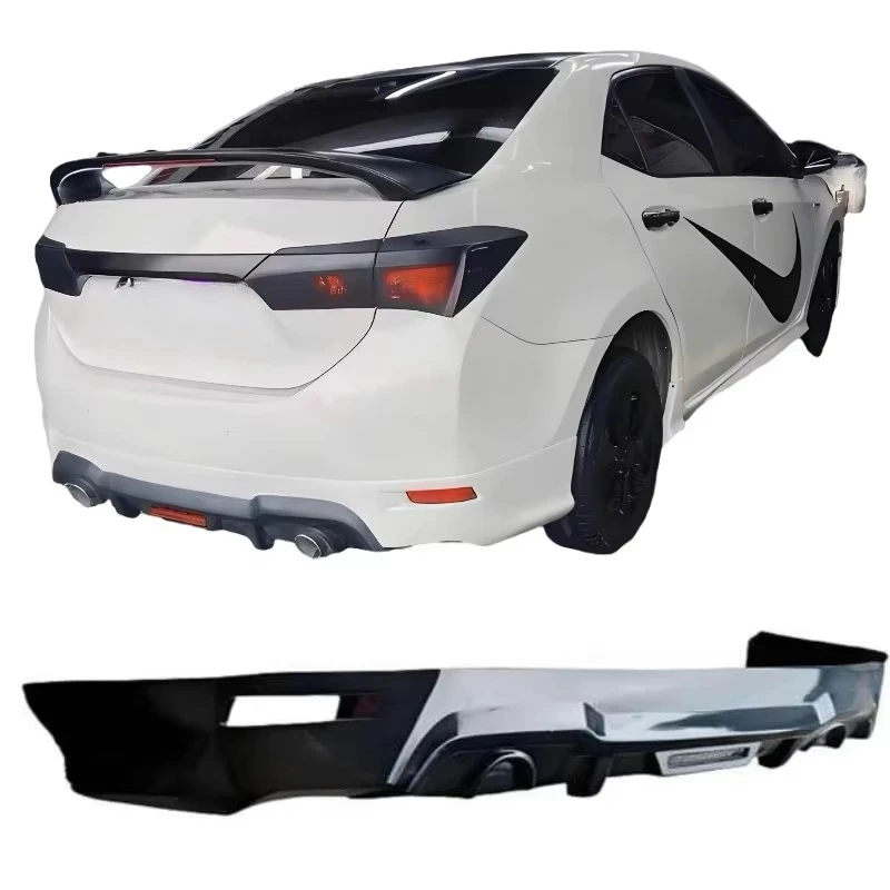 

Car Accessories Auto Body Systems Pp Wide Body Kit Rear Lip for Corolla 2014 2015 2016