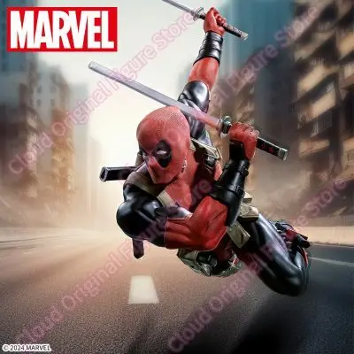 재고 있음 기존 SEGA MCU ‌   만화 MARVEL Luminasta Deadpool 작은 경치 좋은 장소 그림 장난감 컬렉션 선물 장식 취미