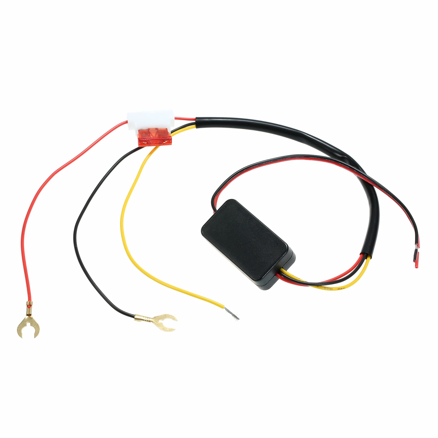 Car LED Daytime Running Light Automatic ON/OFF Switch Controller 12V 5A DRL Relay Time-lapse Power Off Function