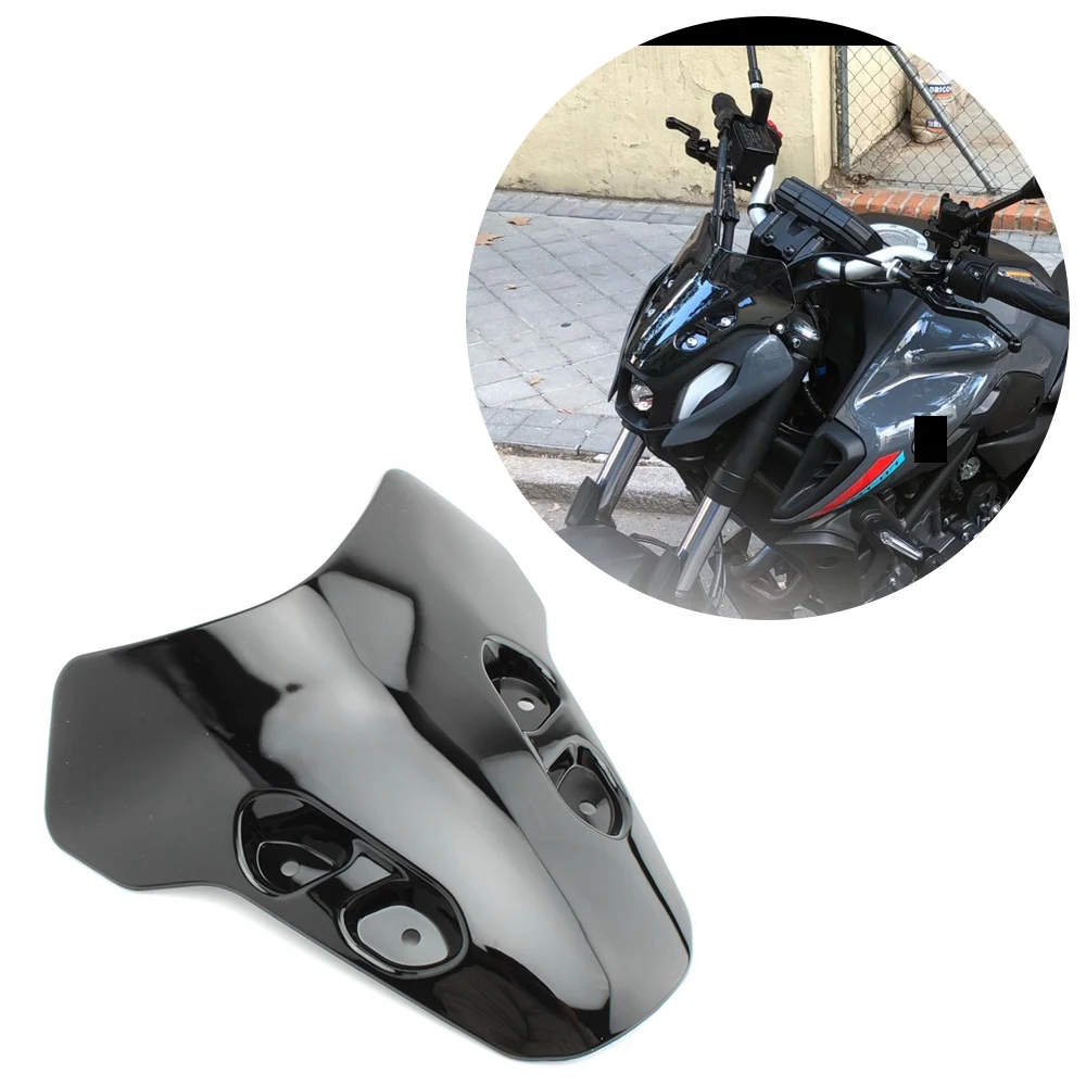 Motorcycle Windshield Windscreen Air Wind Deflector for 2021 MT07 MT 07 Mt07