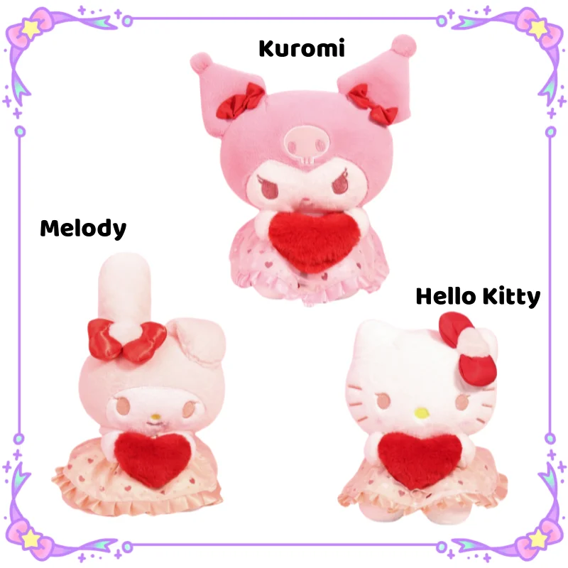 Nowa seria Sanrio Flipped Kuromi Wypchana pluszowa zabawka Cinnamoroll Melody Pluszowa zabawka Śliczna poduszka Dekoracja pokoju Zabawka Prezent urodzinowy