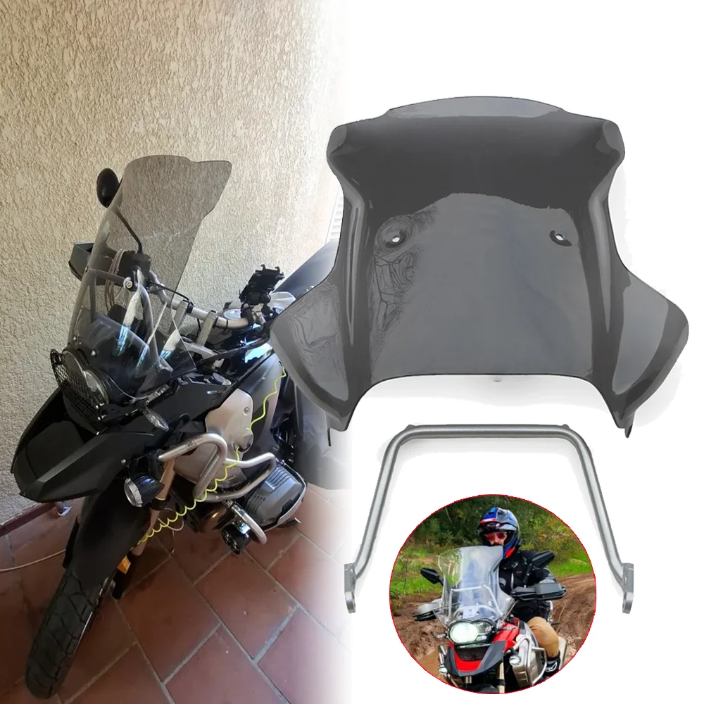 Motorcycle Kuip Voorruit Voorste Windgeleiders Windschermen Voor BMW R1200GS R1200 R 1200 GS 2005-2009 2010 2012 Oliegekoeld - afbeelding 2