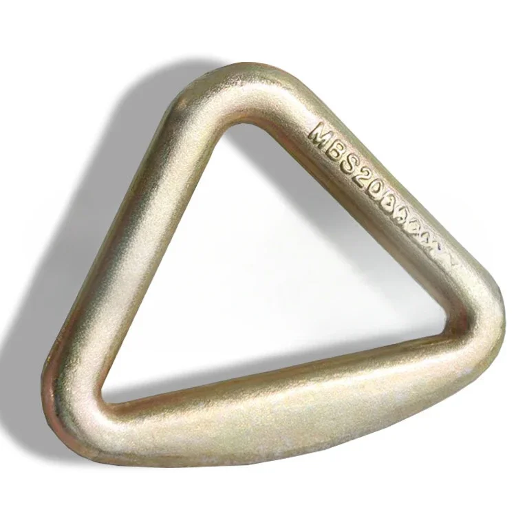 Forged galvanized rings 2, 3, 4 inch chain strap accessories triangular ring carbon steel hook