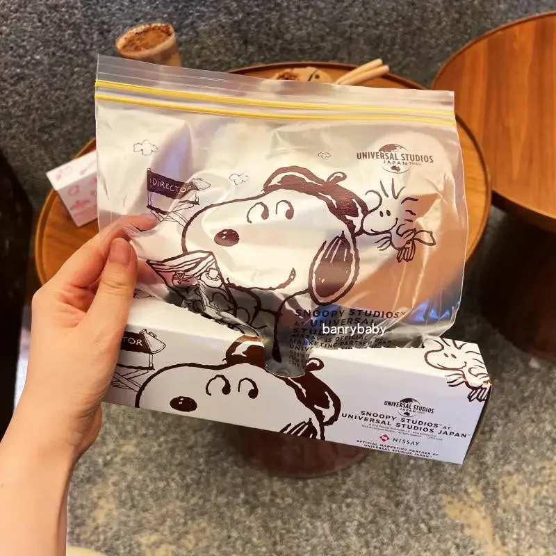 厚みのあるスヌーピーフード密封袋漫画フルーツスナック保存袋キッチンダイニング保存容器