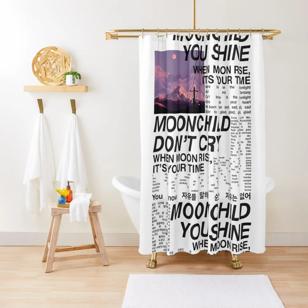 

MOONCHILD Shower Curtain Cover For Bathrooms In The Bathroom For Bathrooms With Beautiful Designs Curtain
