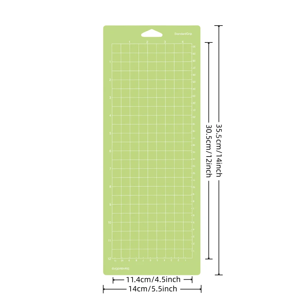 Cutting Mat For Cricut Joy(4.5*12in),Adhesive&Sticky Non-Slip Flexible Square Gridded Cut Mats Set For Vinyl