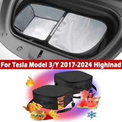 Frunk Cooler Organizer borsa isolante per Tesla Model 3/Y 2017-2024 Highland, accessori per borsa termica isolata per bagagliaio anteriore