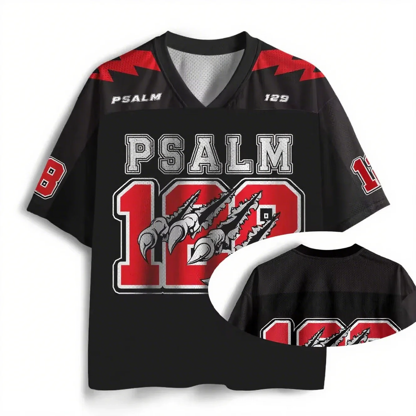 2025 Salmo de verão 23: Deus é meu pastor modelo camiseta esportiva moda street wear manga curta esportes e lazer masculino topo
