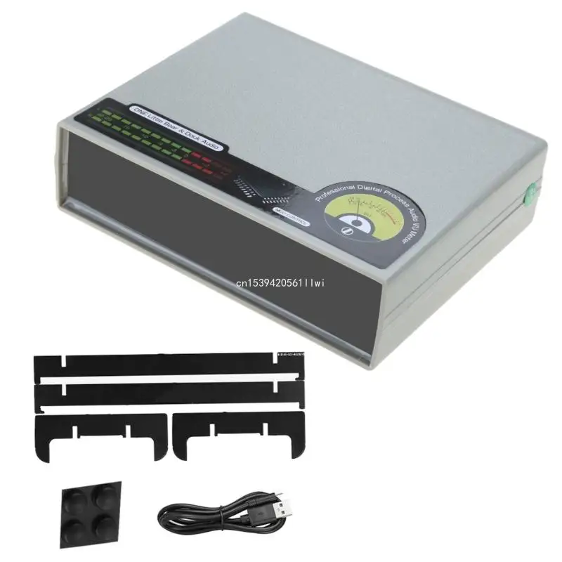 

56 Bit Level Meter LED Music Spectrum MIC-+Line Stereo Sound Dropship