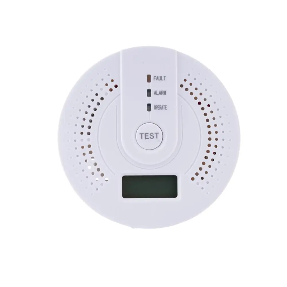 Independent CO Alarm Sensor Carbon Monoxide Alarm High Sensitive Warning LCD Display CO Alarm With ULN EWW