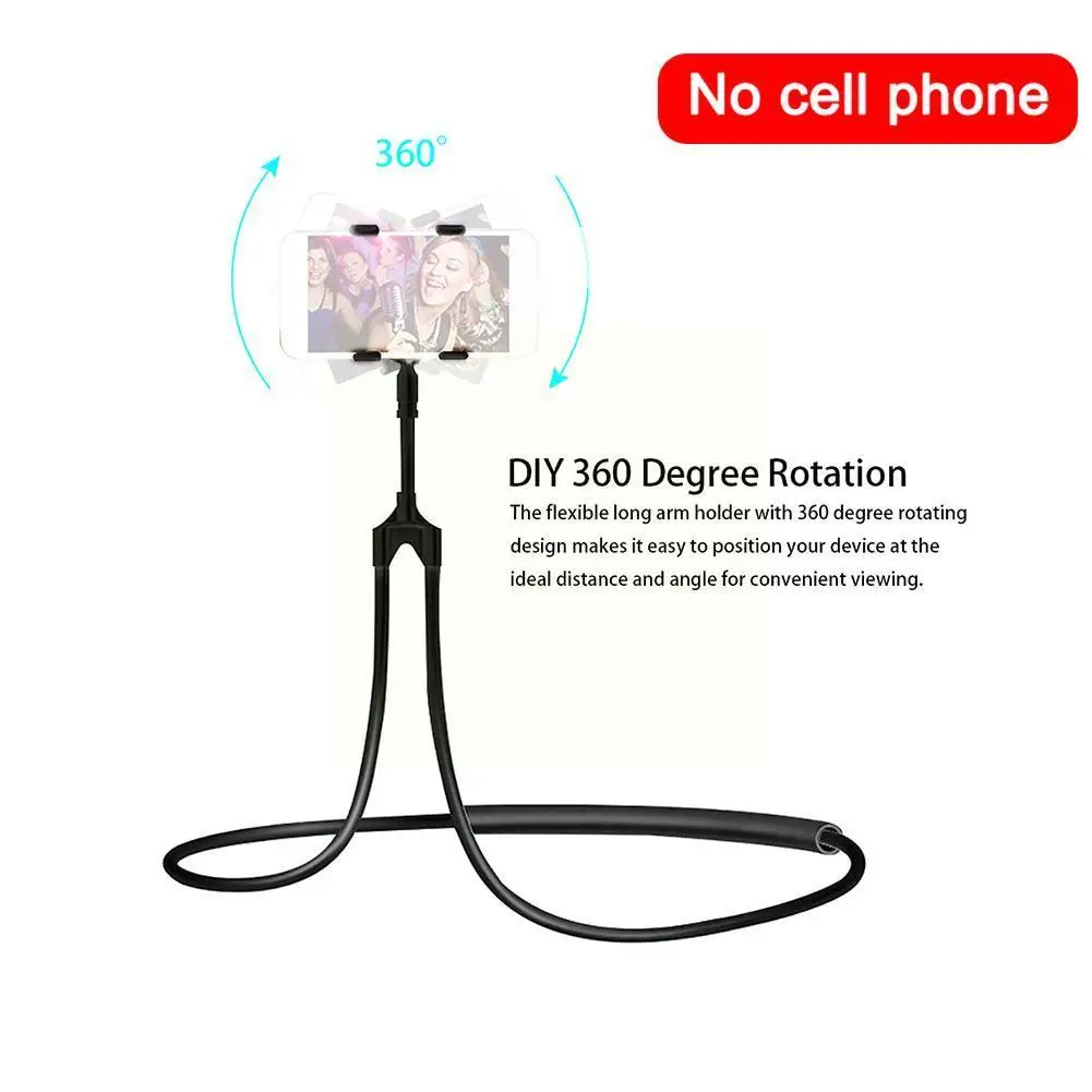 Supporto per Tablet con collana con supporto per telefono cellulare pigro con collo flessibile supporto per Tablet per telefoni cellulari supporto per Tablet a 360 gradi S D8G0