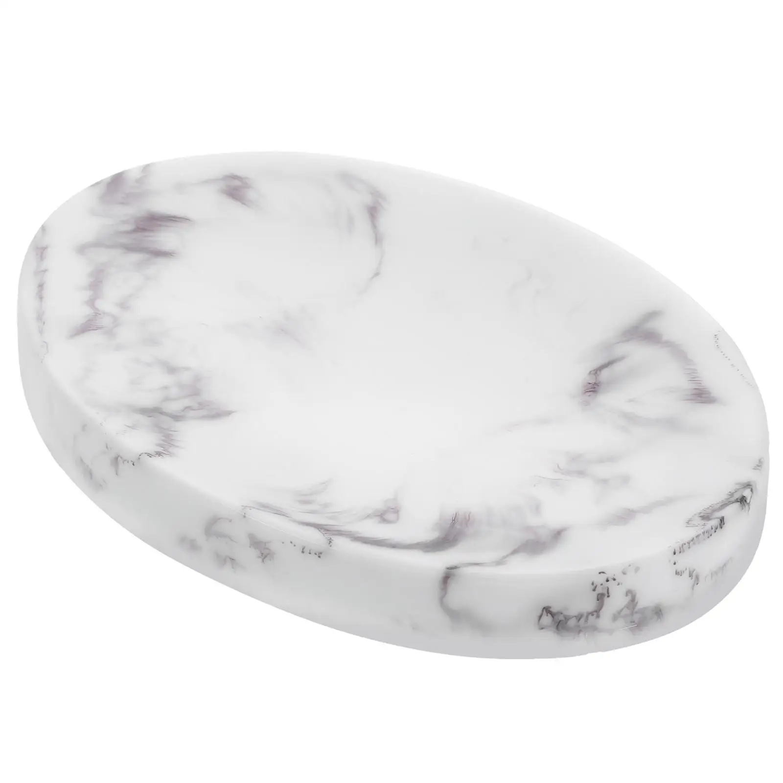 

Marble Pattern Soap Dish Holder White Resin Case Design Bar Tray Kitchen Bathroom Accessories Nordic Style Soap Box
