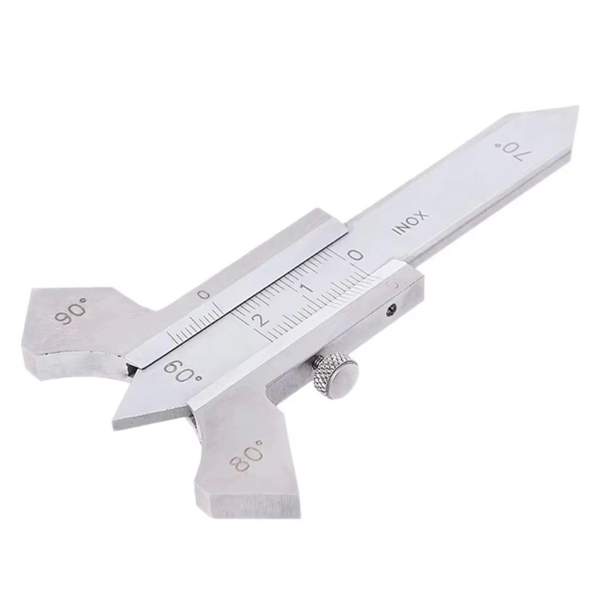 SEMOIC 0-20 مللي متر المحمولة لحام التماس مقياس عمق المعادن سمك التفتيش زاوية حاكم أداة نجارة 60 70 80 90 زاوية #6