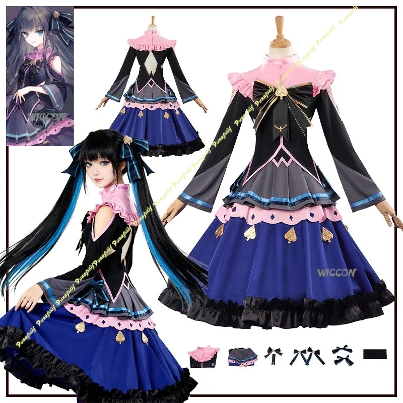 Arca Cos ea Cosplay Costumes Woman Suit Wig Girls Dress Clothe Party Stage Skirt Accessories Socks Headwear Christmas Halloween