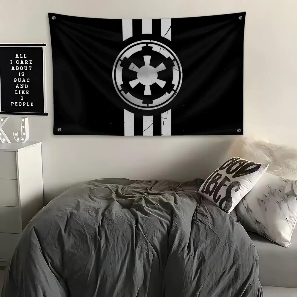 G-Galactic E-Empire Rebel Flags, individuelle Flaggen für Camping, Outdoor, Garten, Zimmer, Schlafzimmer, Dekoration, Party-Hintergründe, Wandkunst, Familiengeschenke – Detail 7