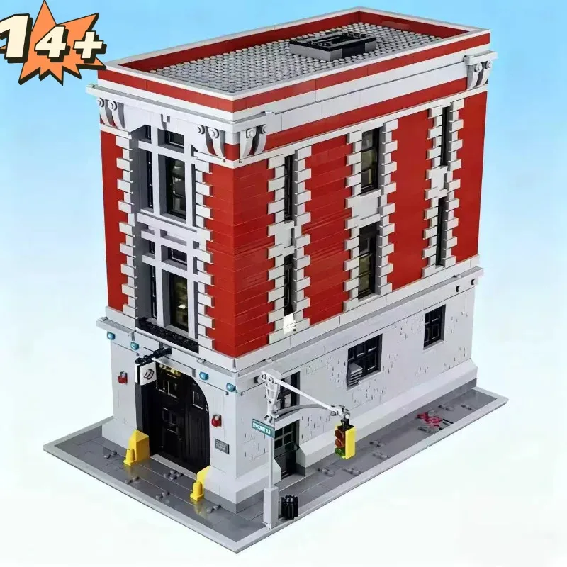 Bloques de construcción 75827 "Ghostbusters", torre que atrapa fantasmas, modelo de bloques de construcción, regalo de cumpleaños y Navidad, decoración del hogar