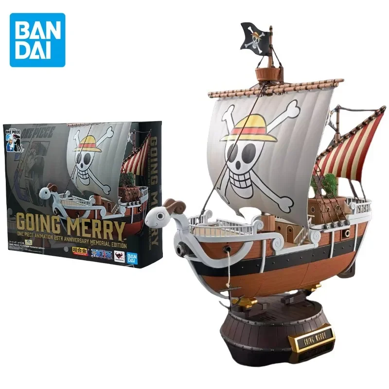 

Bandai оригинальная фигурка ONEPIECE Superalloy Going Merry 25th Anniversary of Animation, экшн-фигурки, игрушки