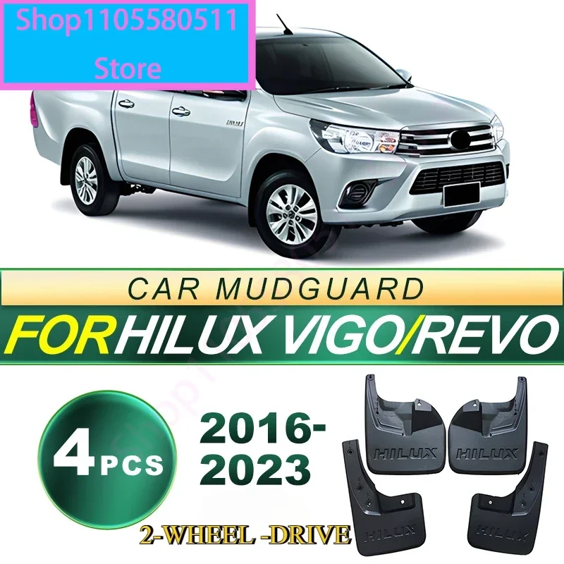 

For Toyota Hilux Vigo 2016 2017 2018 2019 2020 2021 2022 2023 Fender Mudguard Mud Flaps Guard Splash Flap Mudguards Car Accessor