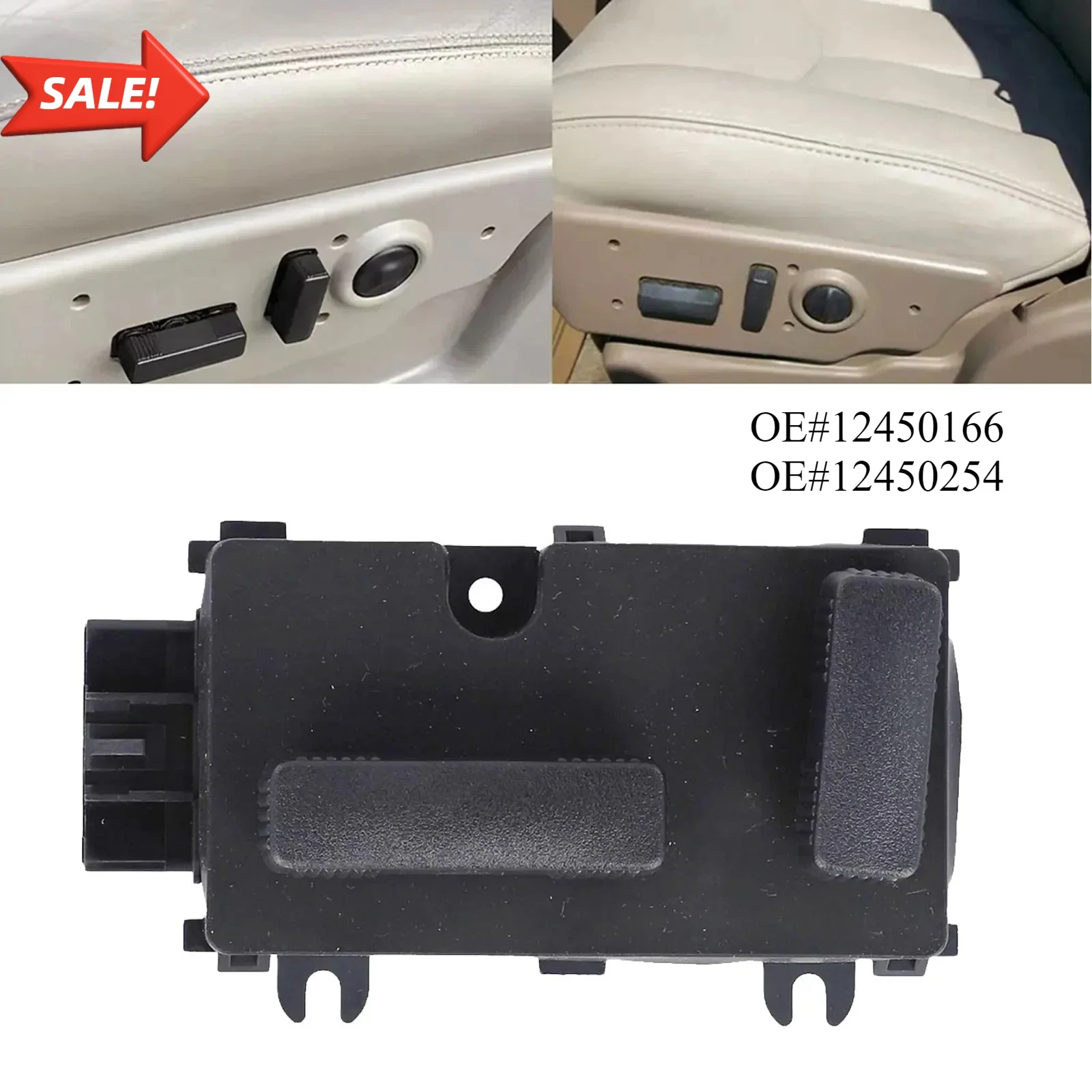

Car Driver Side Power Seat Switch For GMC For Sierra 1999-2006 12450166 Waterproof For Cadillac For Escalade For Avalanche 1500