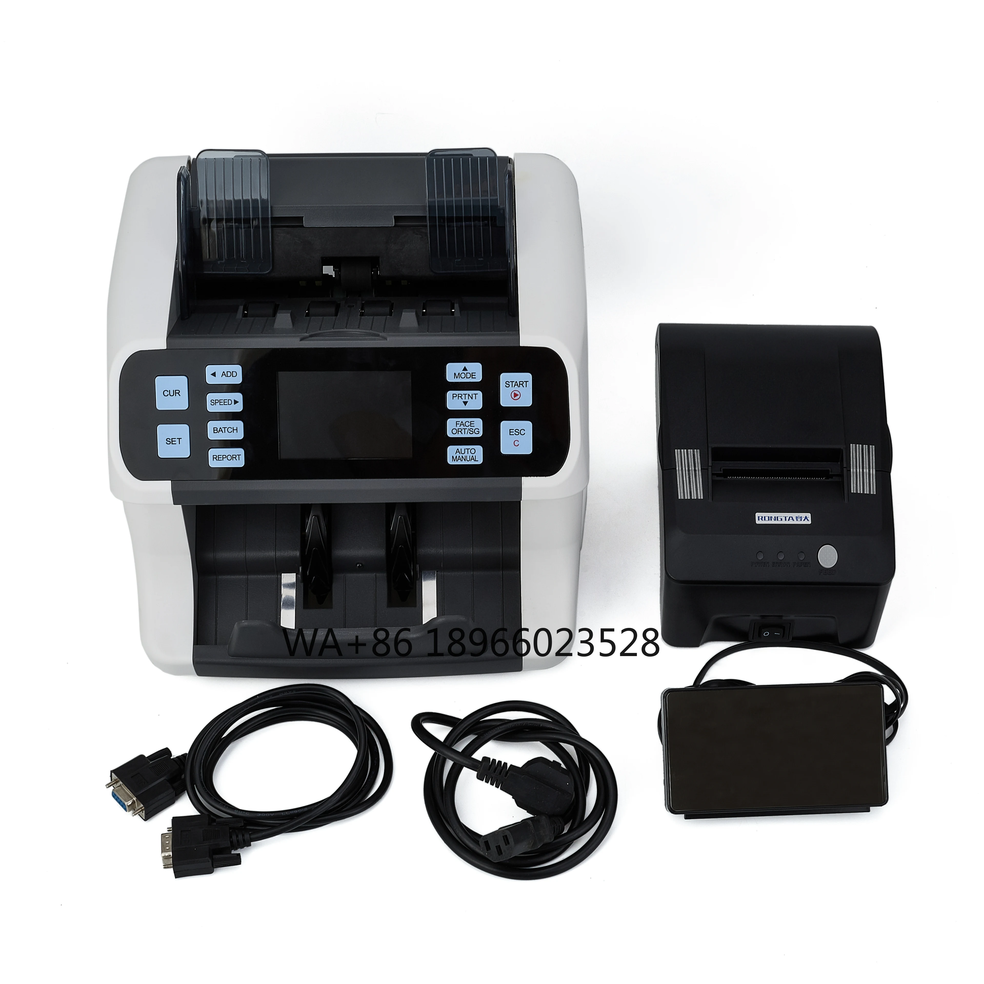 

China Currency Cash Money Counter Machine with Counterfeit Detector
