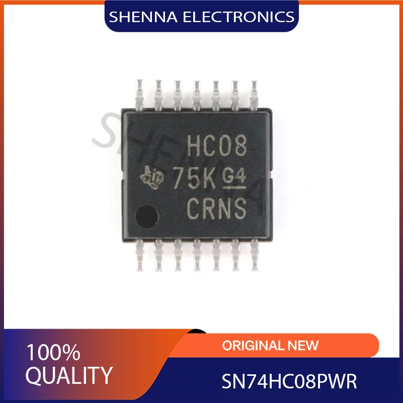 50PCS/Lot integrated ic  SMD SN74HC08PWR  Packaging HC08  TSSOP-14 Quad 2-Input Positive and Gate SMT Logic Chip