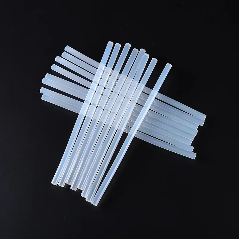 19PCS/ Non-Toxic Transparent 7mm and 11mm X270mm Hot Melt Glue Sticks for DIY