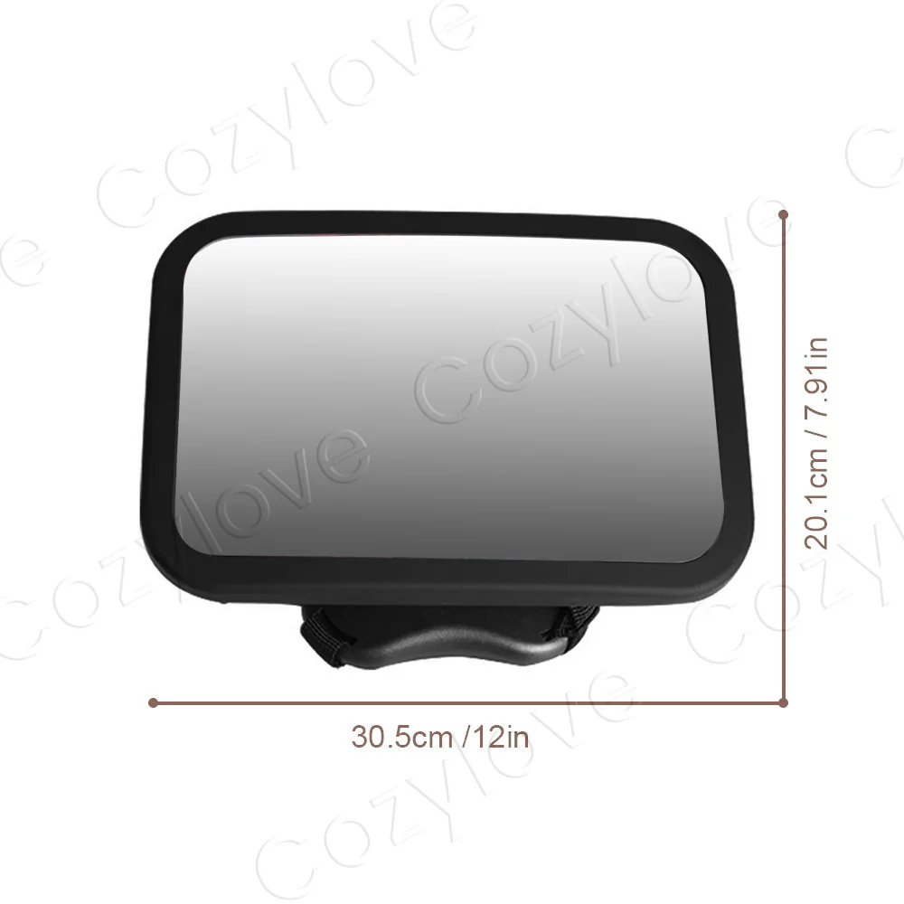 Easy-Install Baby Car Mirror, Shatterproof & Wide-Angle for a Full View of Your Rear-Facing Baby