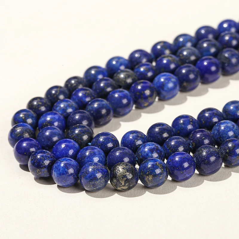 Dyed Color Lapis Lazuli Bead Loose Spacer 4 6 8 10 12mm Pick Size For Jewelry Making Diy Necklace Bracelet Accessory Handmade