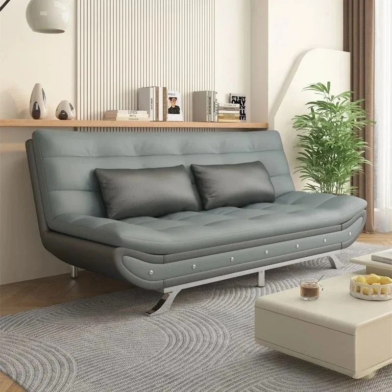 Small apartment sofa bed, dual-purpose double living room, foldable multi-functional simple sofa bed