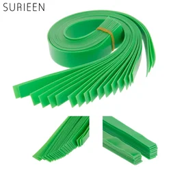 10pcs 0.8mm Thick Natural Latex Slingshots Flat Rubber Bands Strong Elastic Parts Rubber Bands Hunting Catapult 20mm/12mm Width