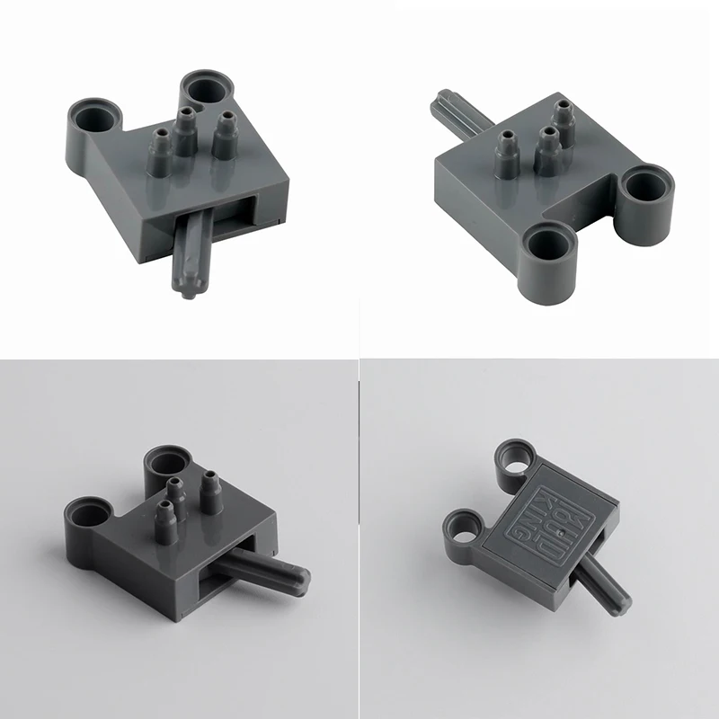 Blocs de construction pneumatiques MOC, tuyau d'air de 2m, tige de poussée 19475 interrupteur 47223, réservoir blanc 75974, modèles techniques à monter soi-même, 11 pièces/ensemble