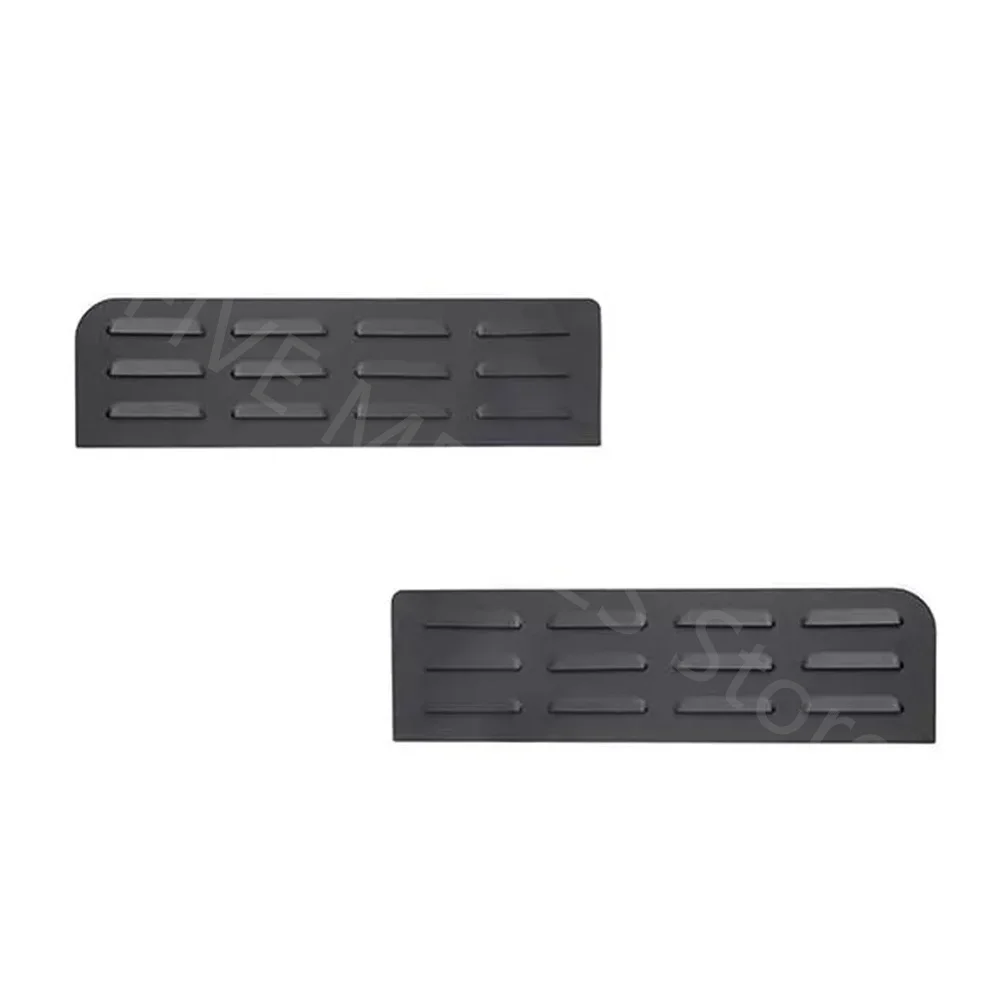 Black Aluminium Rear Side Window Blinds Quarter Louver Vent Cover For Jeep Wrangler JK 07+ Exterior protective accessories