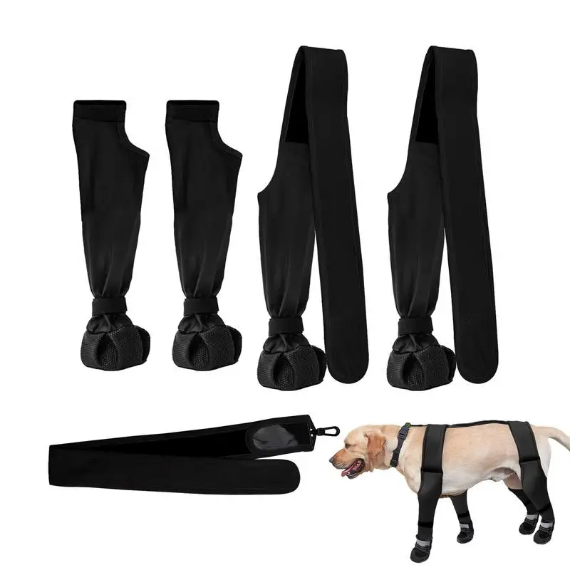 

Waterproof Dog Shoes Dog Boots Adjustable Dog Boots Outdoor Walking Non-slip Boots Dogs Paws Protector Dog Suspender Boots Shoes