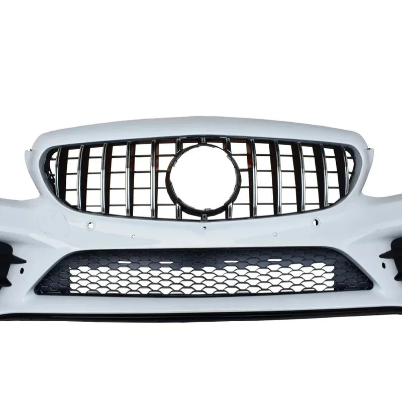مجموعة المصد الأمامي الجديدة عالية الجودة من الفئة C 43 15-19 W205 C180 C200 C260 C300 مصدات بلاستيكية خلفية تستخدم للسيارة