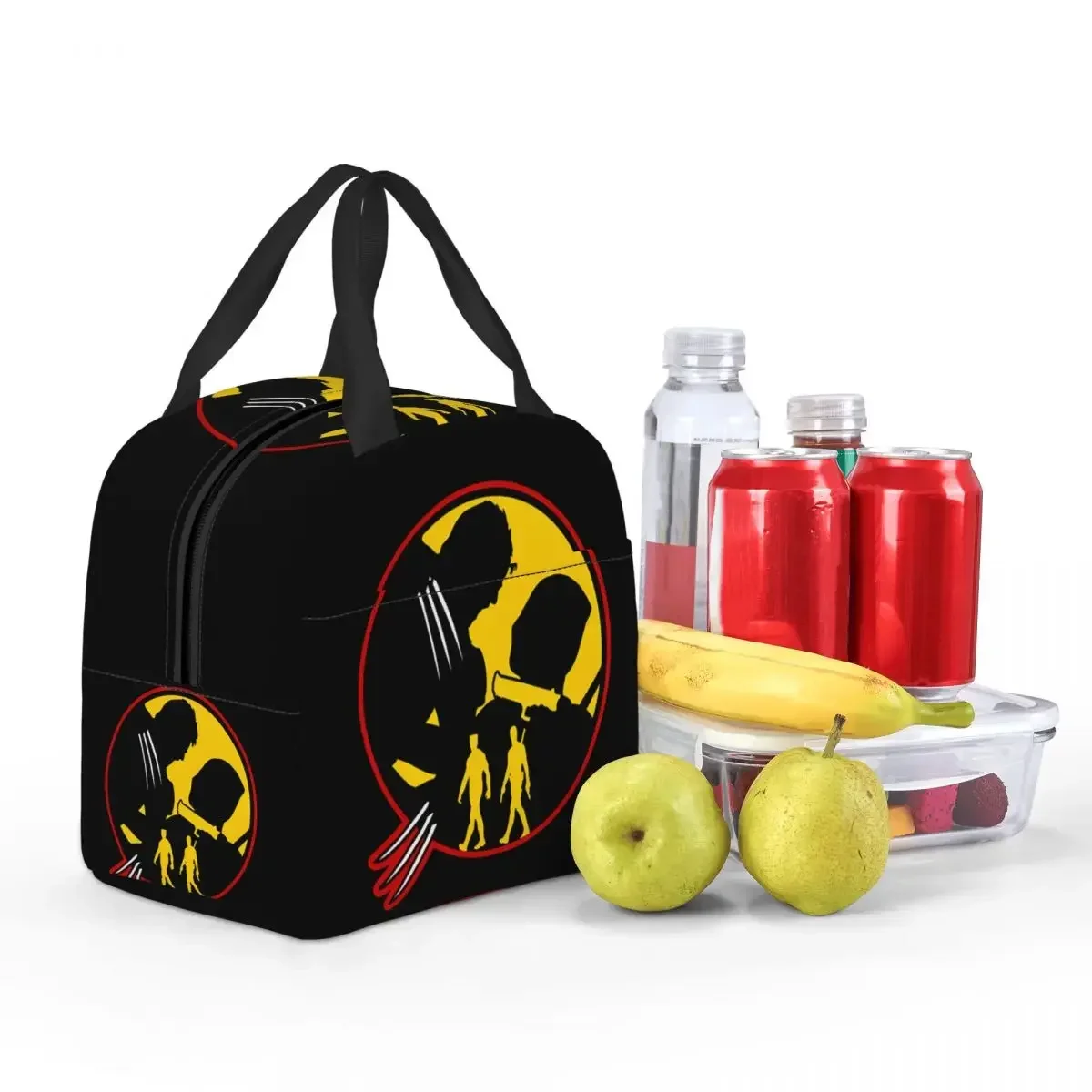 For Outdoor Heroes Fighting Zipper Closure Breakfast Deadpool And Wolverine Food Pouch Female Food Bags