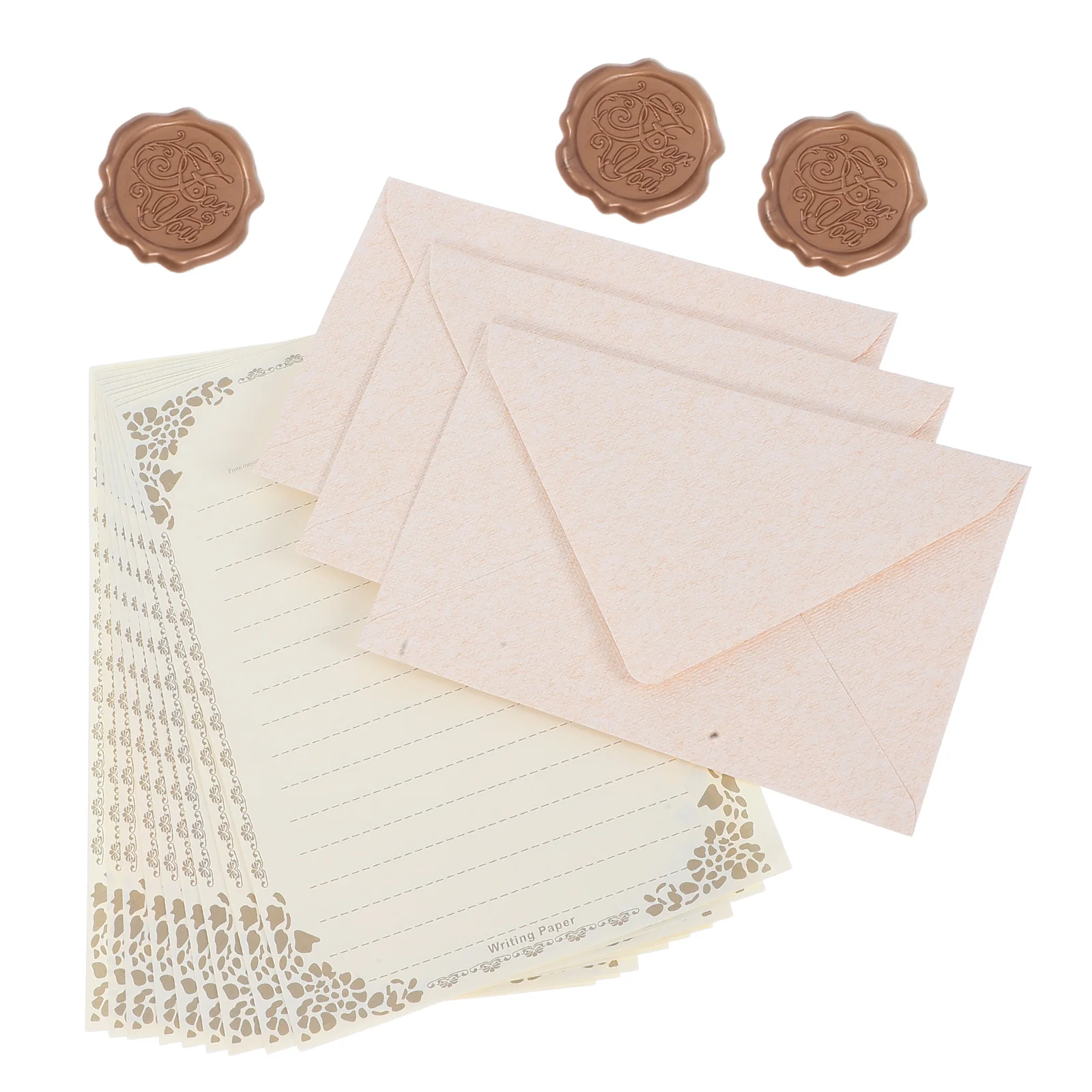 

Envelope Paper Set Invitation Card Envelopes Party Blank Storage Letter Stationery Retro Style Wedding Supplies Elegant Text