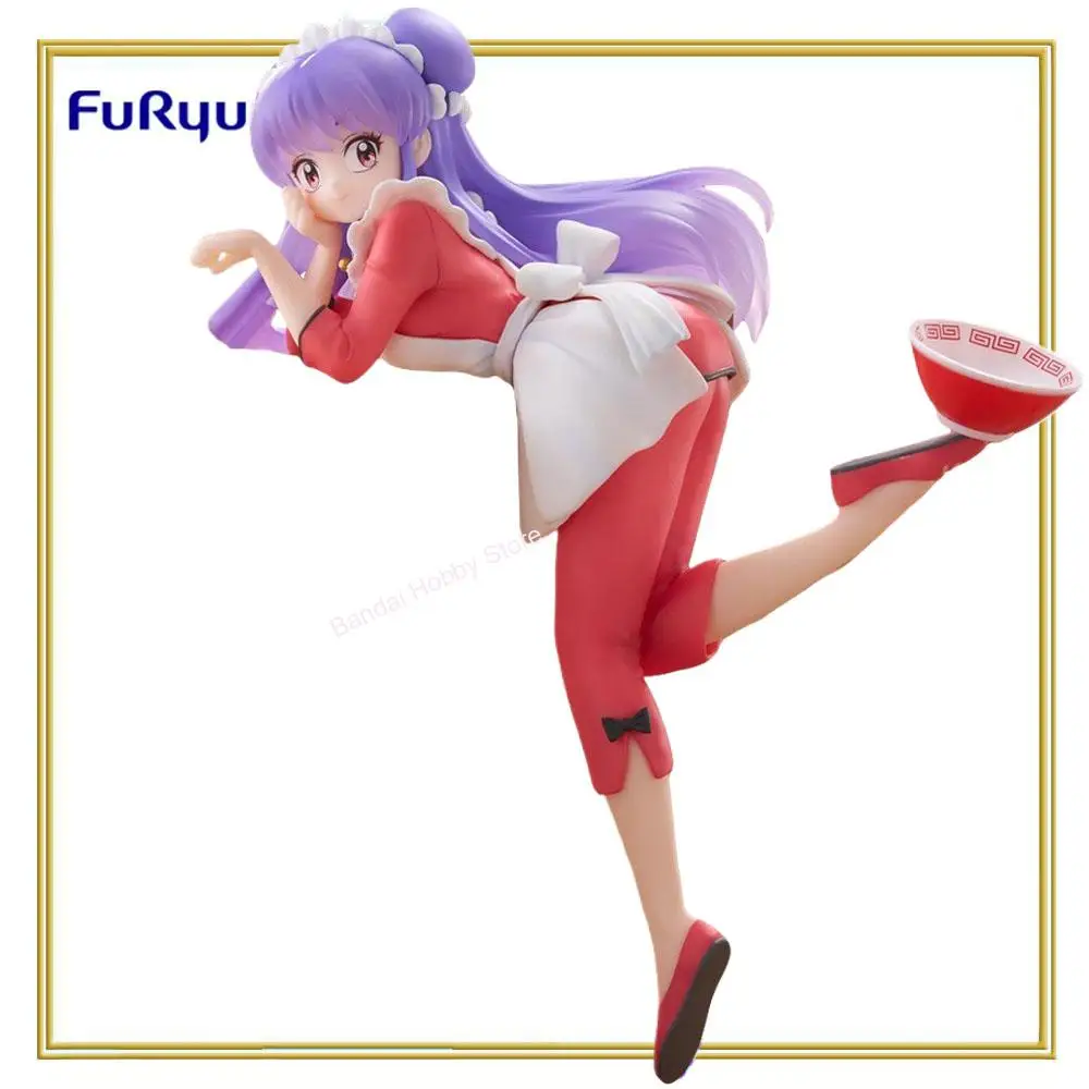 In Stock FuRyu Original Genuine TV Anime Ranma 1/2 2024 New Shampoo 15cm Collections Model Toys Noodle Stopper Figure Xmas Gift
