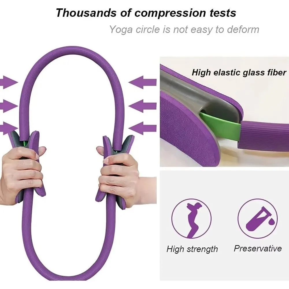 Exercise Yoga Pilates Ring Multi-function Yoga Equipment Yoga Fitness Ring Circle Sports Resistance Ring