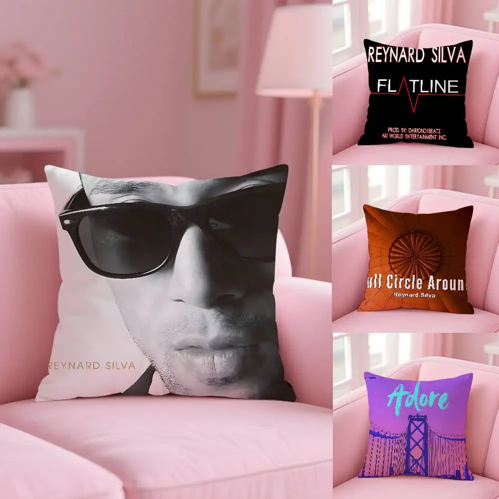 

Singer R-Reynard Silva Album Cover Pillow Case Custom Printed Brushed Fleece Pillow, Baby Skin-Touch, Eco-Friendly Dye-Sublimati