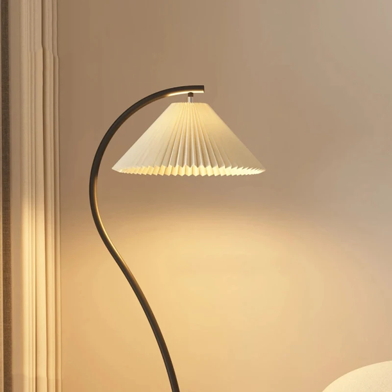 Modern LED floor lamps for living rooms and bedrooms, with adjustable three-color temperatures